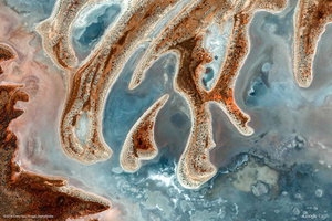 Niezwykłe kolory, kształty i wzory na zdjęciach satelitarnych Ziemi z Google Earth