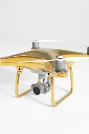 Złoty DJI Phantom 4 do kupienia za 20 tysięcy funtów