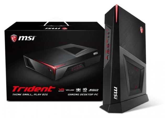 MSI Trident: mini PC o wymiarach konsoli dedykowany VR