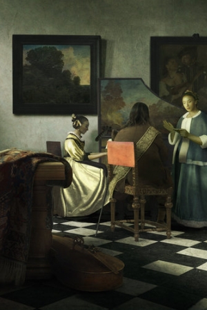 Zaginone dzieło Vermeera odtworzone w Photoshopie przy pomocy zdjęć stockowych